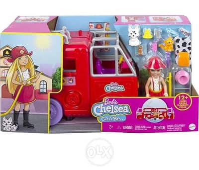 Barbie Chelsea Fire Truck Playset