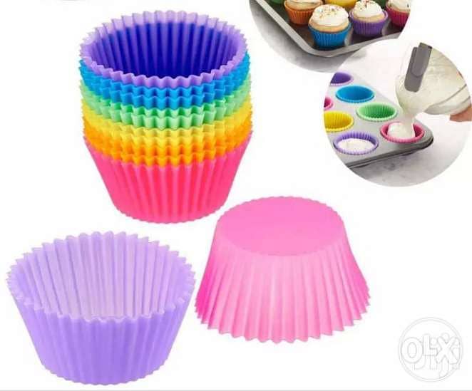 round and square cupcake molds 5