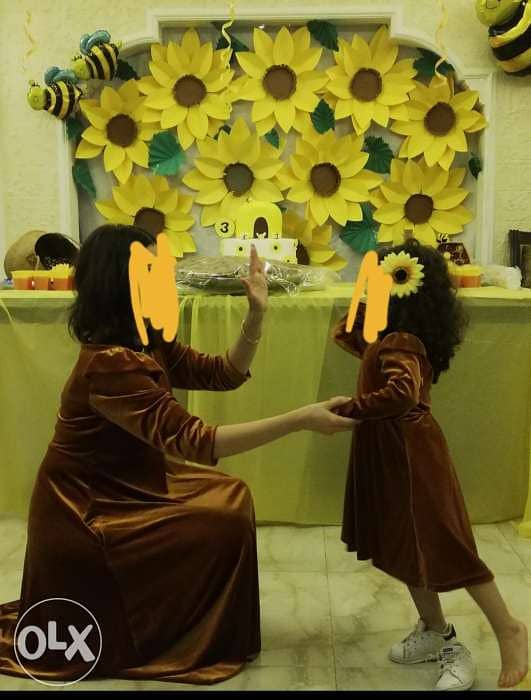 فستان عيد ميلاد الام وابنها 0