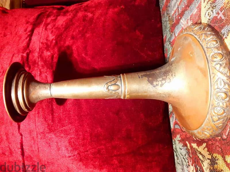 شمعدان نحاس انتيك 1