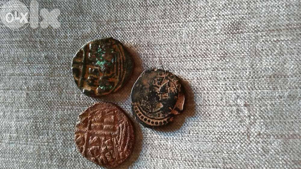 Jesus Christ King of Kings set of three Bronze Coins year 969 AD 1