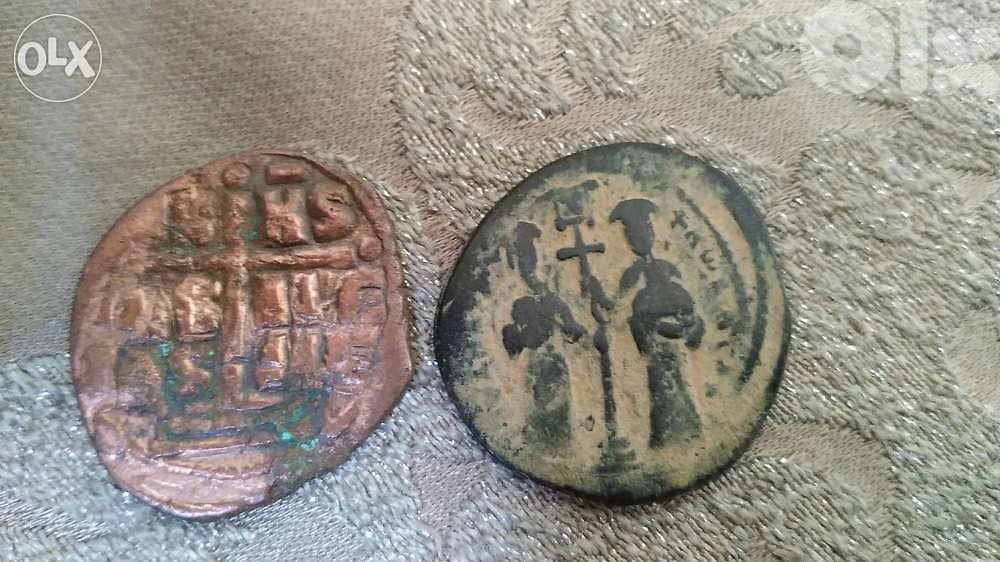 Jesus Christ King of Kings set of three Bronze Coins year 969 AD 4