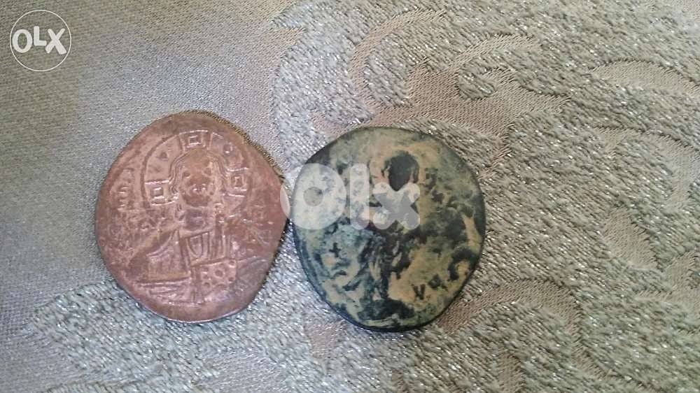 Jesus Christ King of Kings set of three Bronze Coins year 969 AD 5