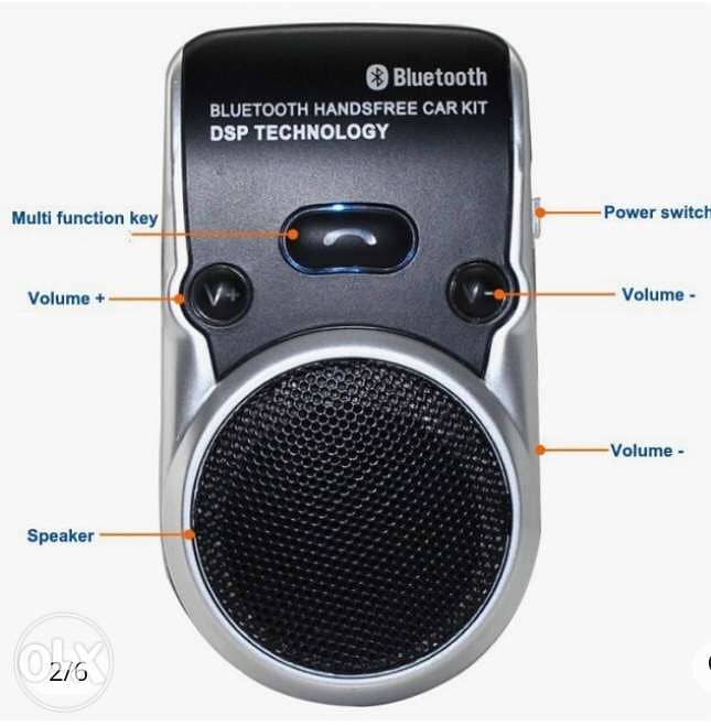 Solar Energy Bluetooth LCD Handsfree Bluetooth Speaker USA 2