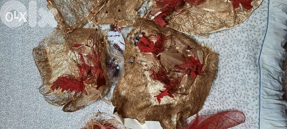 Ceremony or wedding decorations. 1