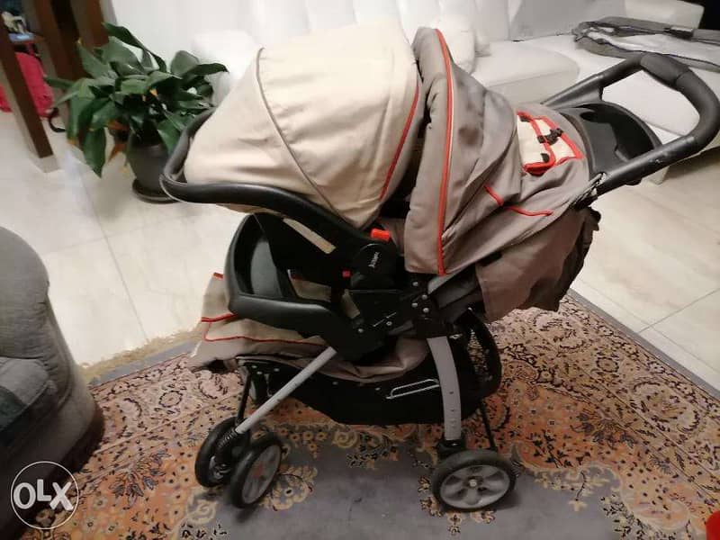 stroller + baby relax 1