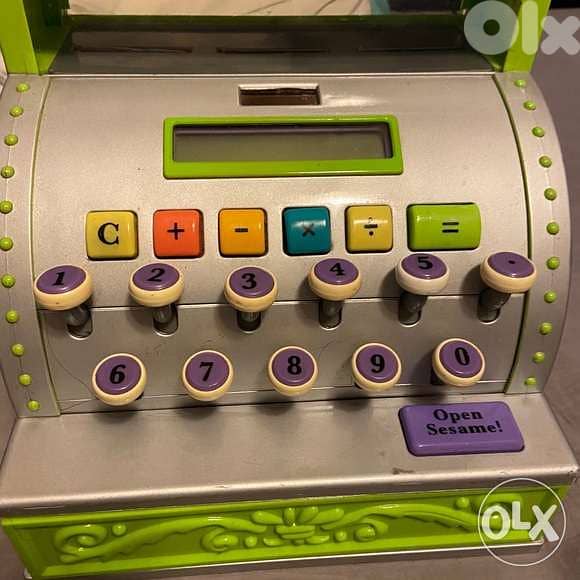 kids toy cash register by parents very realistic works on solar energy 3