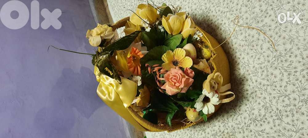 Beautiful decorated Easter basket 3