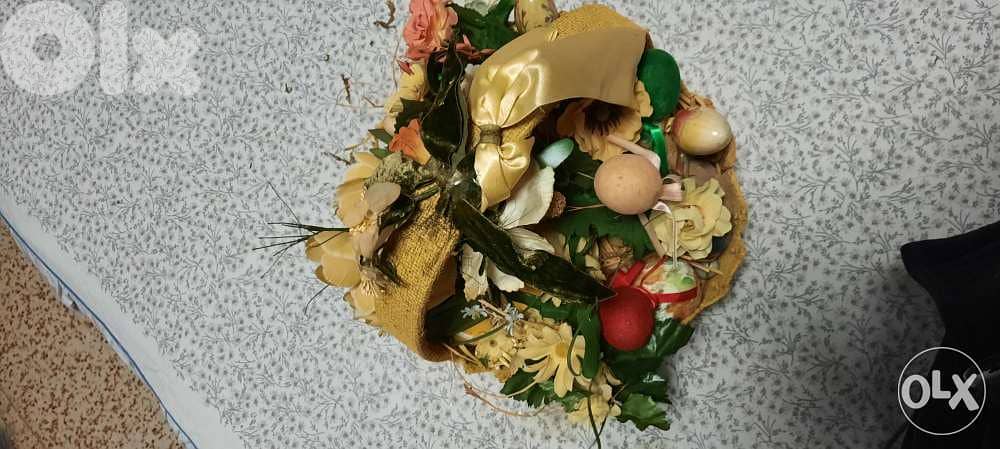 Beautiful decorated Easter basket 5