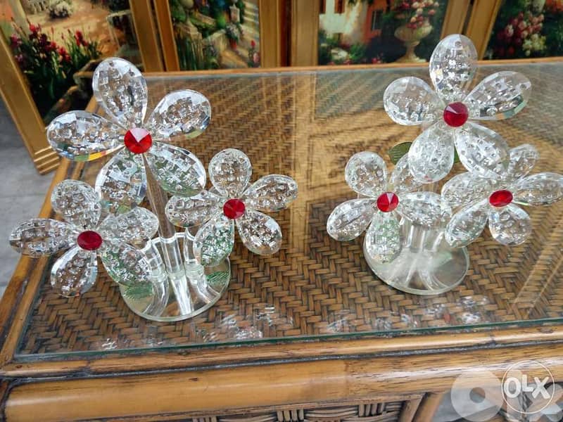 تحفة وردي كريستال جوز 0