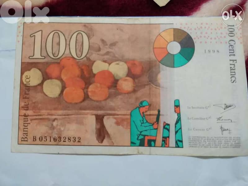 France Hundred Cent Francs Memorial Banknotes 1