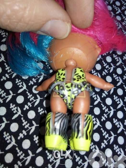 LOL MGA RARE DOLL SET has colored hair &face style+Sofa +Dvd +chips=15 2