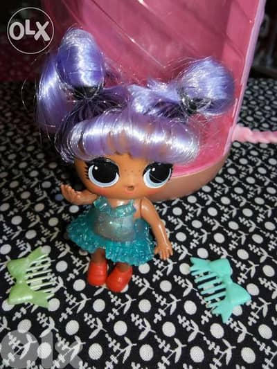 LOL MGA haired weared doll+Jewellery Room BAG open/close by code=18$