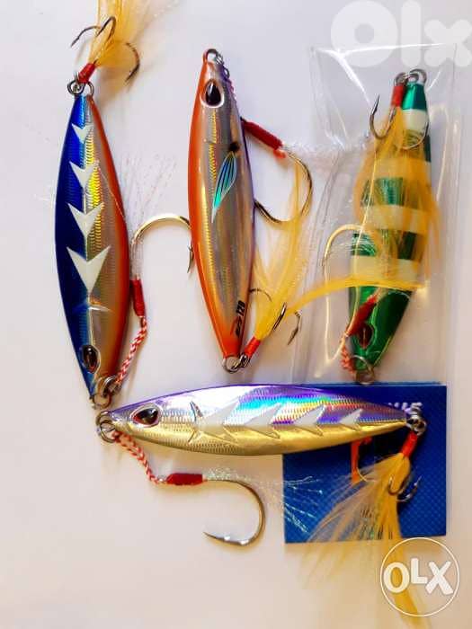 Glow jig For sale or trade on jig rod 120 gram 1