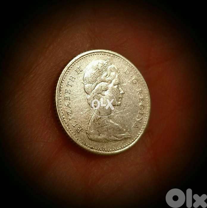 1965 Canada silver 10 Cents KM# 61 1