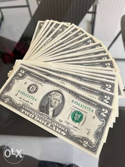 Two dollars for sale 60 of them