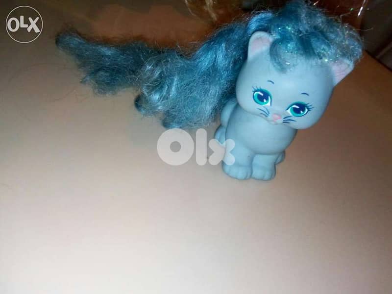 LITTLE PRETTY KITTIES Mattel 1989 small toys colored hair, all=35$ 3
