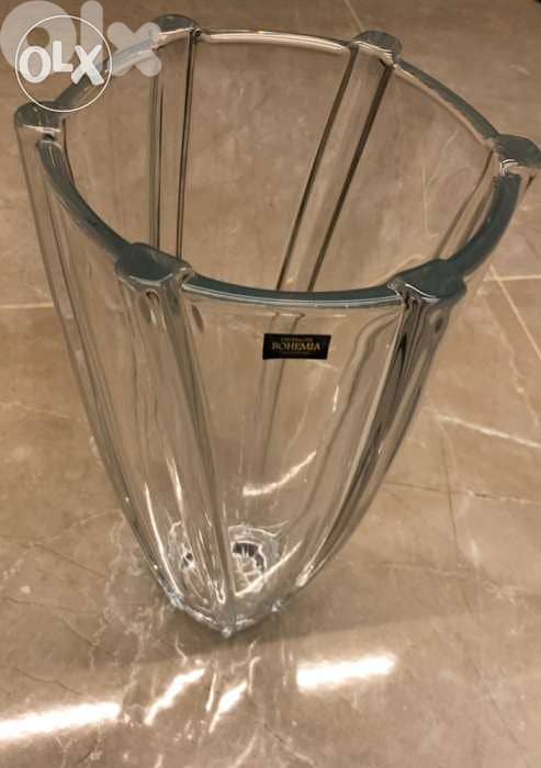 home decoration,BOHEMIA,crystal, vase for flower or chocolat 2