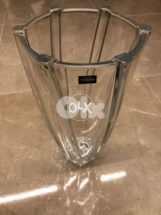 home decoration,BOHEMIA,crystal, vase for flower or chocolat 4