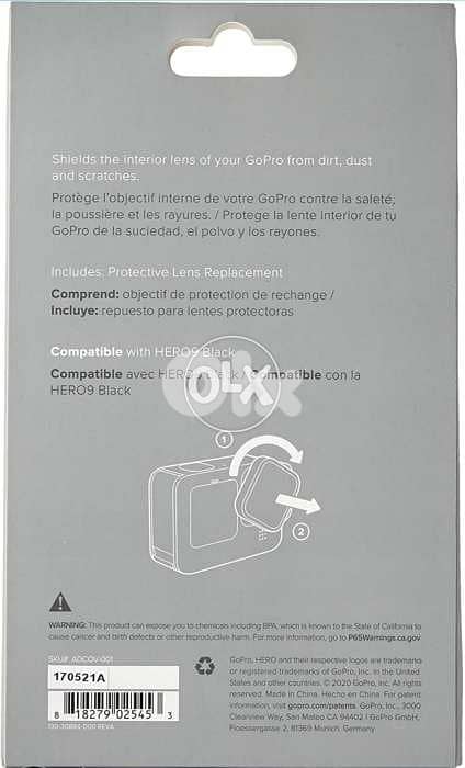 GoPro Protective Lens Replacement HERO 13/12/11/10/9 Camera 1