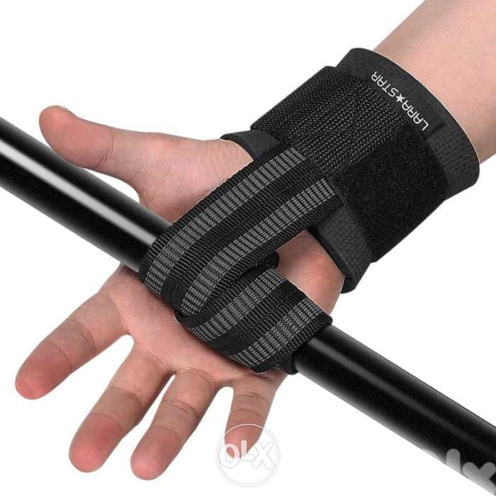 Pair Weight Lifting Grips 1