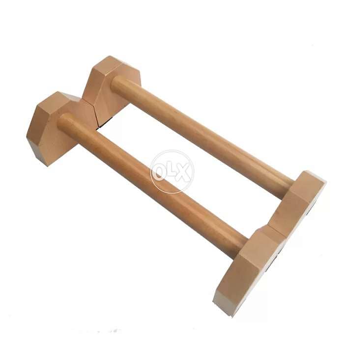Pine wood parrallettes 2pcs 0