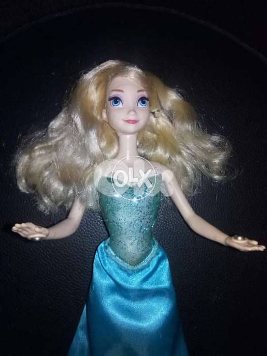 Queen ELSA MUSICAL LIGHT MAGIC Mechanism FROZEN melody Disney doll=18$ 3