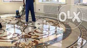 تعهدات جلي بلاط رخام شحف. بازلت. باطون. مزييك. غرانيت 0