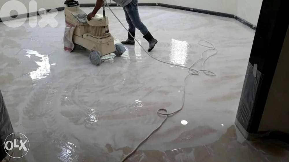 تعهدات جلي بلاط رخام شحف. بازلت. باطون. مزييك. غرانيت 3