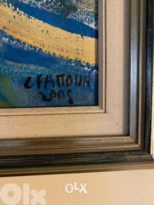 original painting by famous chucrallah fattouh 2