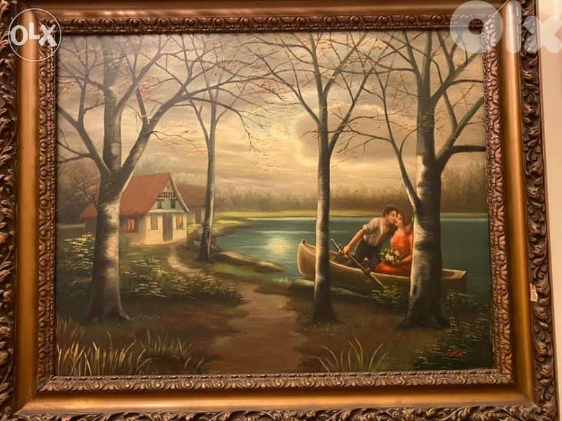 original oil by late Khalil ghorayeb 0