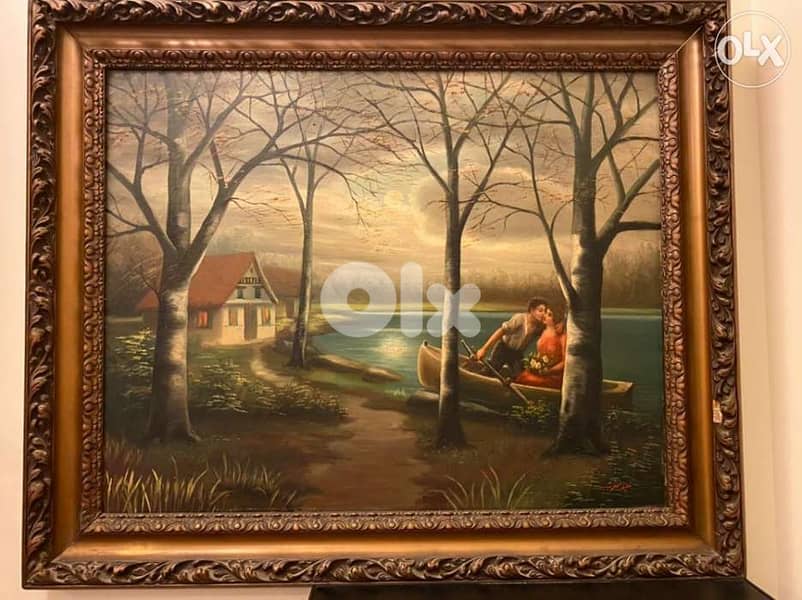 original oil by late Khalil ghorayeb 1