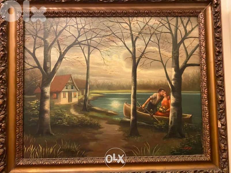 original oil by late Khalil ghorayeb 2