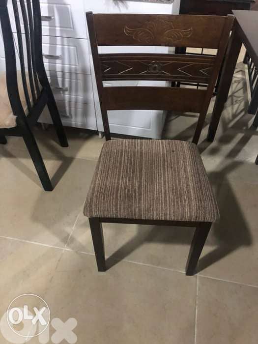 طاوله سفره مع 6 كراسي Dining table with 6 chairs 6