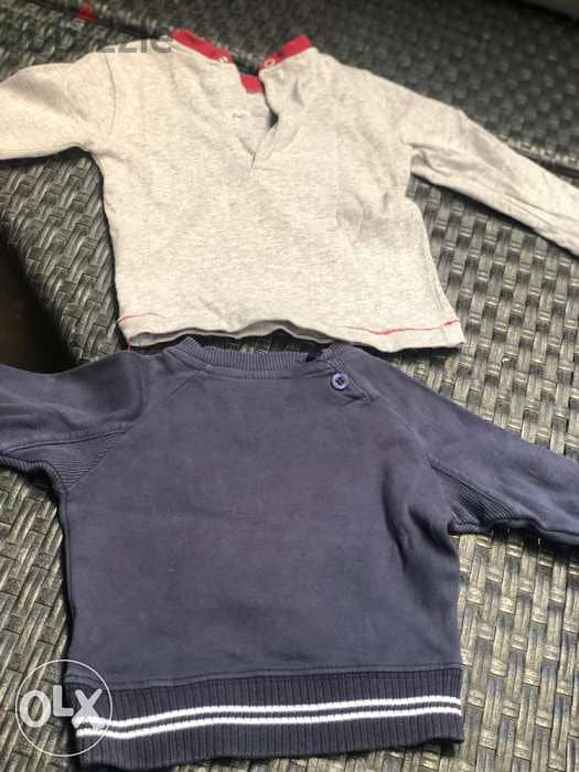 clothing for kids boy, 6-12 months, top, tshirt, blous 1