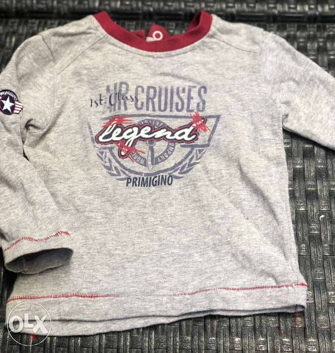 clothing for kids boy, 6-12 months, top, tshirt, blous 2