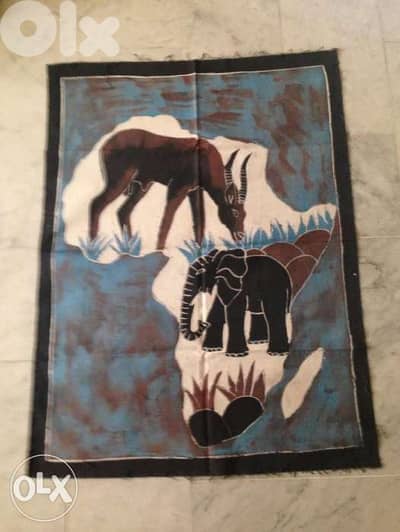 Tableaux hand made en tissu fait main plusieur mesure