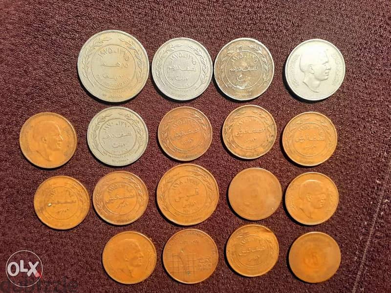 مجموعة عملات اردنية انتيك 0