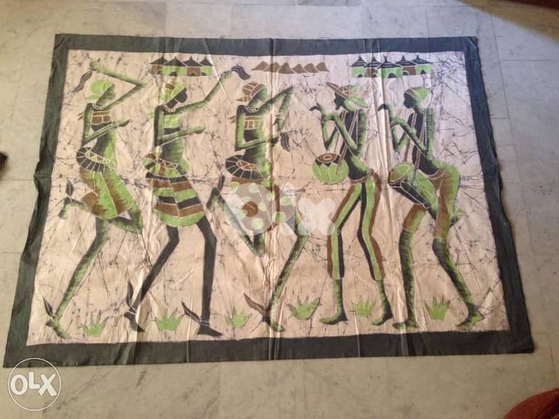 Tableaux hand made en tissu fait main plusieur mesure 5