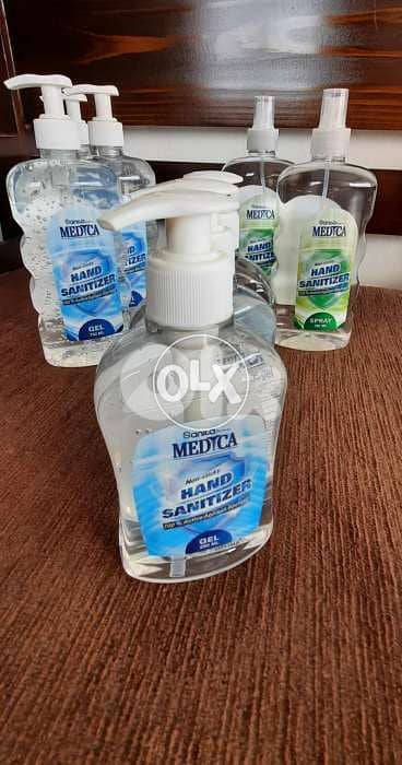 Sanitizer Medica Spray and Gel 750 & 250ml 2