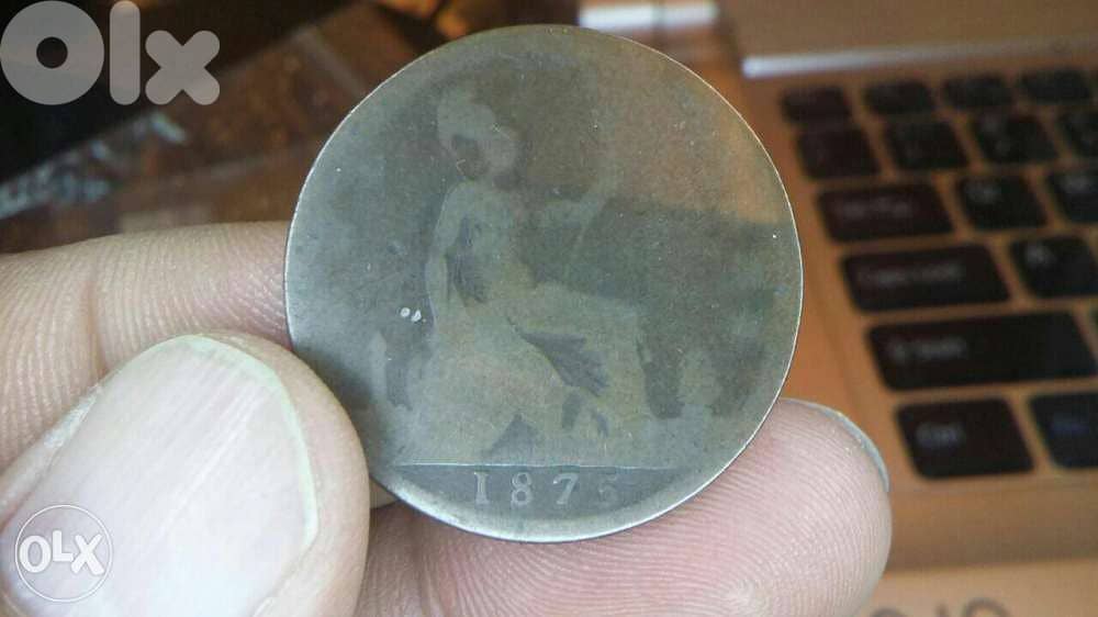 Queen Victoria Great Britian Coin year 1875 1