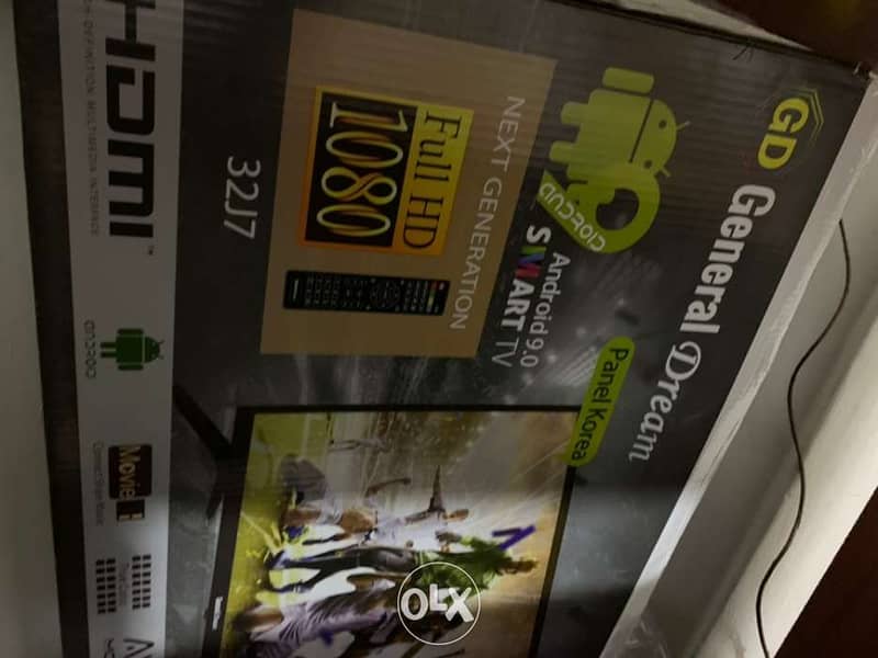 smart tv 32” new used 1 month (general dream) 3