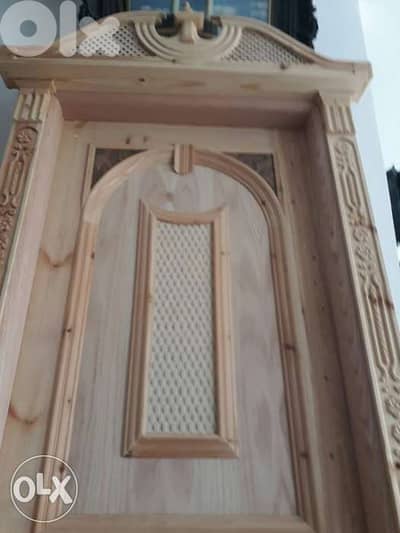 ابواب خشبية جاهزة