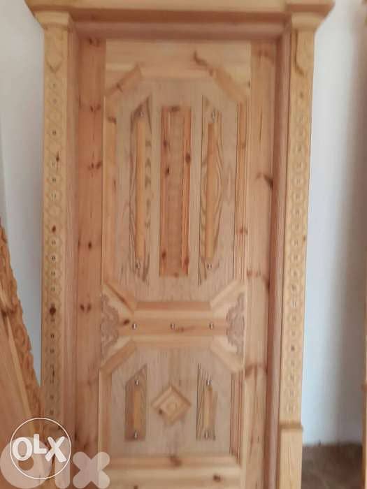 ابواب خشبية جاهزة 1