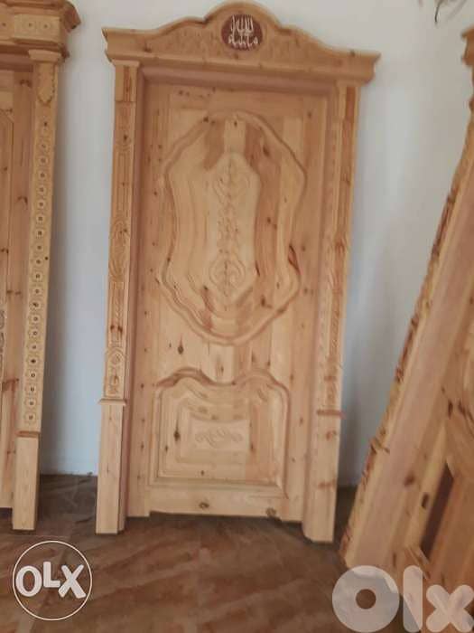 ابواب خشبية جاهزة 3