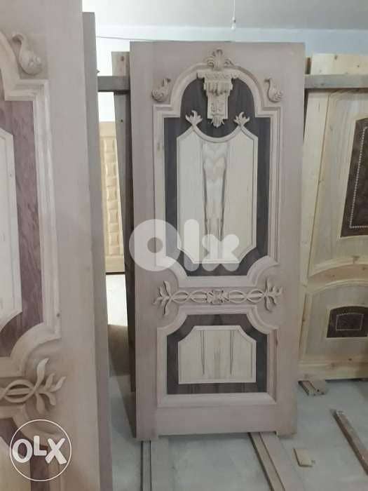 ابواب خشبية جاهزة 7