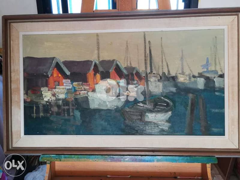 لوحة زيتية اوروبية 0