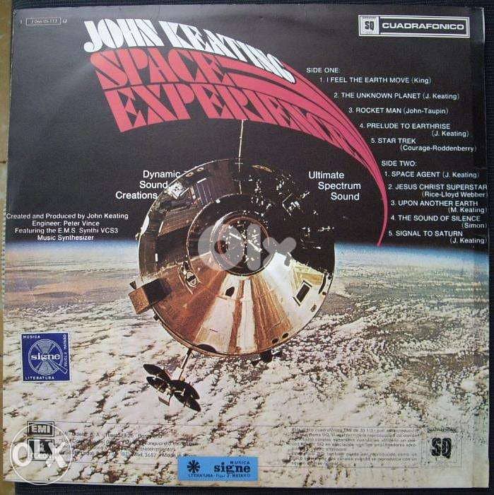 john keating space experience vinyl lp 0