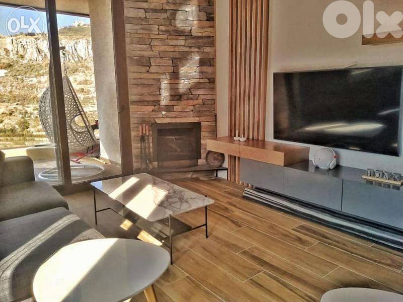 L08980-High-end Furnished Chalet For Rent in Faraya 0
