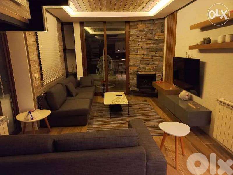 L08980-High-end Furnished Chalet For Rent in Faraya 1